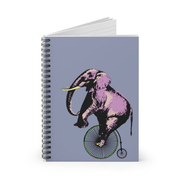 Elephant on a penny, Spiral Notebook - Ruled Line - Image 3