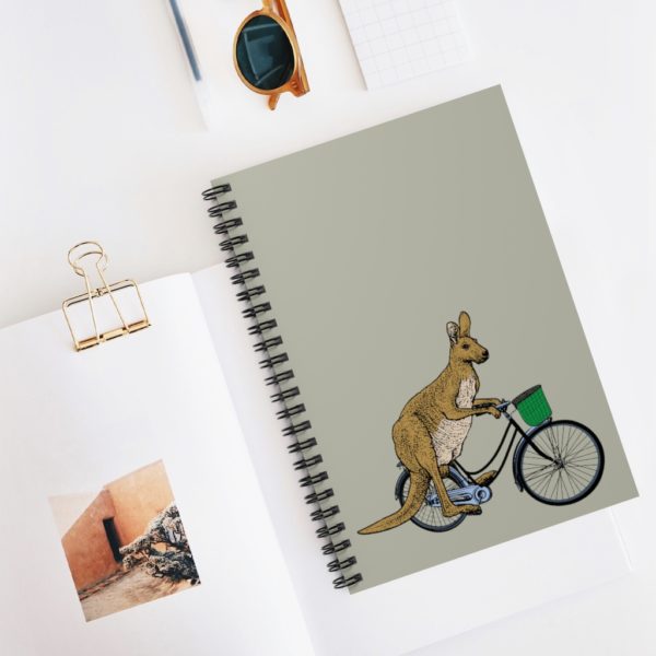 Kangaroo, Spiral Notebook - Ruled Line - Image 5