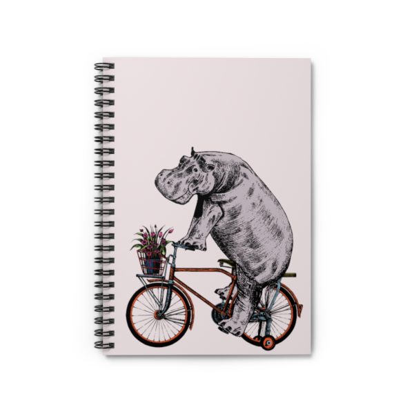 Hippo, Spiral Notebook - Ruled Line - Image 2