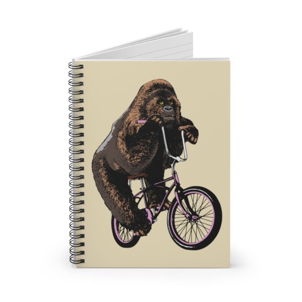 Gorilla, Spiral Notebook - Ruled Line - Image 3