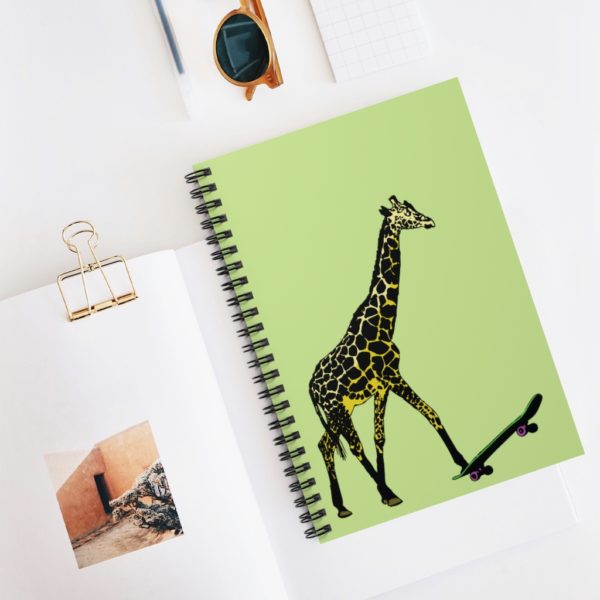 Giraffe, Spiral Notebook - Ruled Line - Image 5