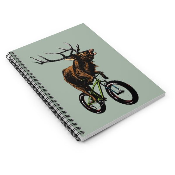 Elk, Spiral Notebook - Ruled Line