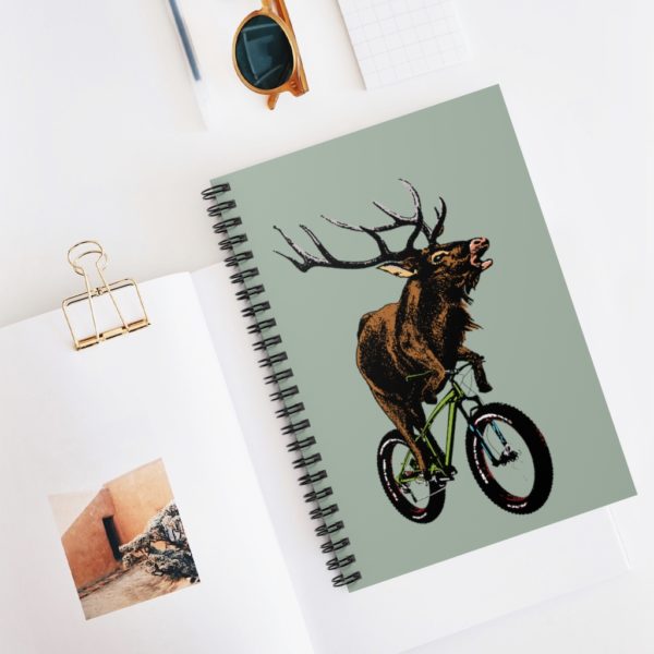 Elk, Spiral Notebook - Ruled Line - Image 5