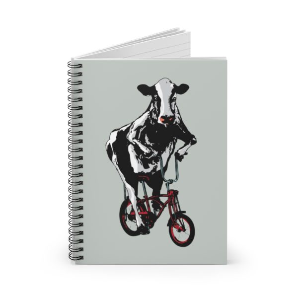 Cow, Spiral Notebook - Ruled Line - Image 3