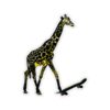 Giraffe, Kiss-Cut Sticker