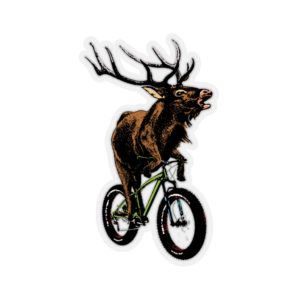 Elk, Kiss-Cut Sticker