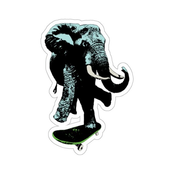 Elephant, Kiss-Cut Sticker - Image 3