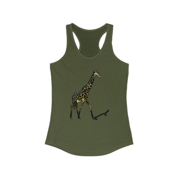 Giraffe - Women's Ideal Racerback Tank - Image 4