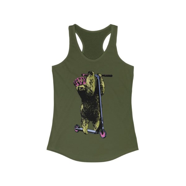 Sloth - Women's Ideal Racerback Tank - Image 4