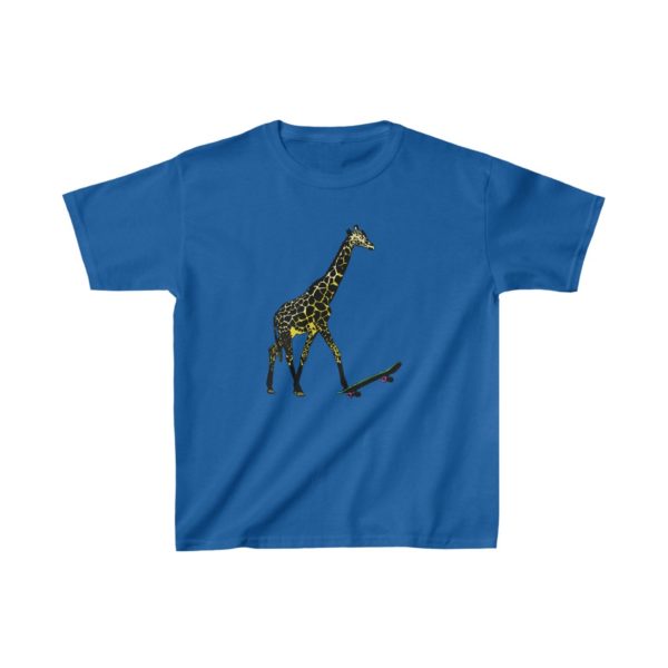 Giraffe, Kids Heavy Cotton Tee - Image 11