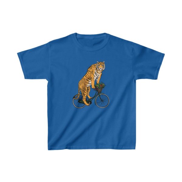 Tiger, Kids Heavy Cotton Tee - Image 12