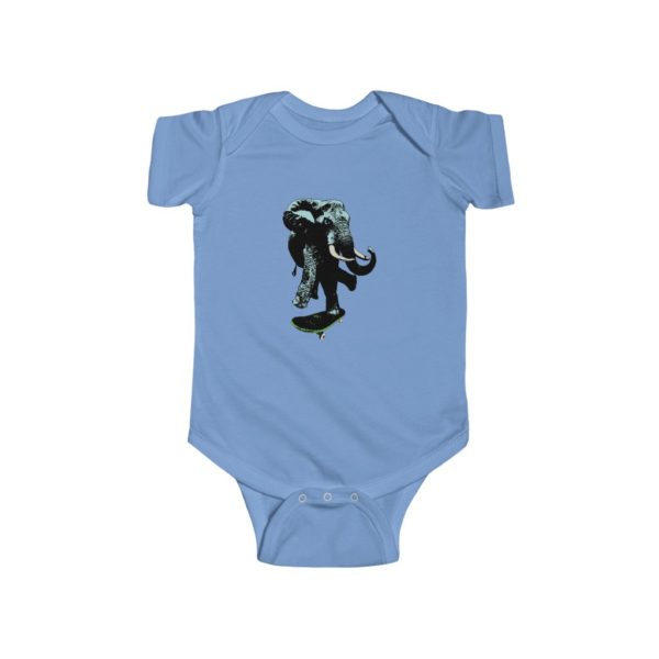 Elephant on Board, Infant Fine Jersey Bodysuit - Image 11
