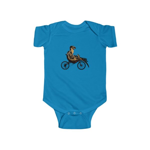 Otter on a Recumbent, Infant Fine Jersey Bodysuit - Image 14