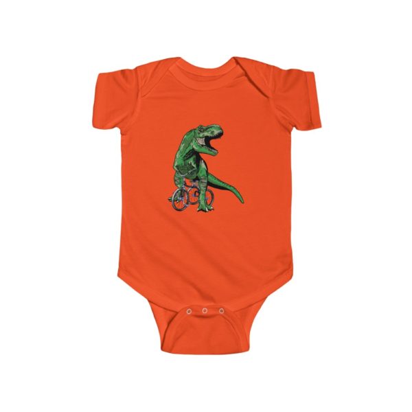 T-Rex, Infant Fine Jersey Bodysuit - Image 3