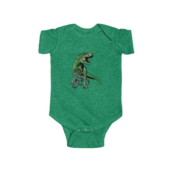 T-Rex, Infant Fine Jersey Bodysuit - Image 8