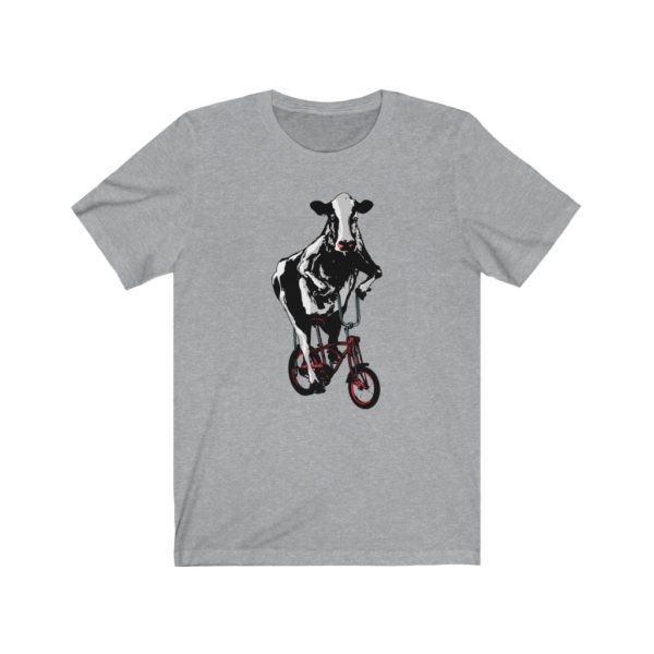 Cow, Unisex Jersey Short Sleeve Tee - Image 10