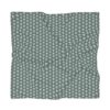 Green - Gray Bike Wheel Pattern, Poly Scarf - Image 3