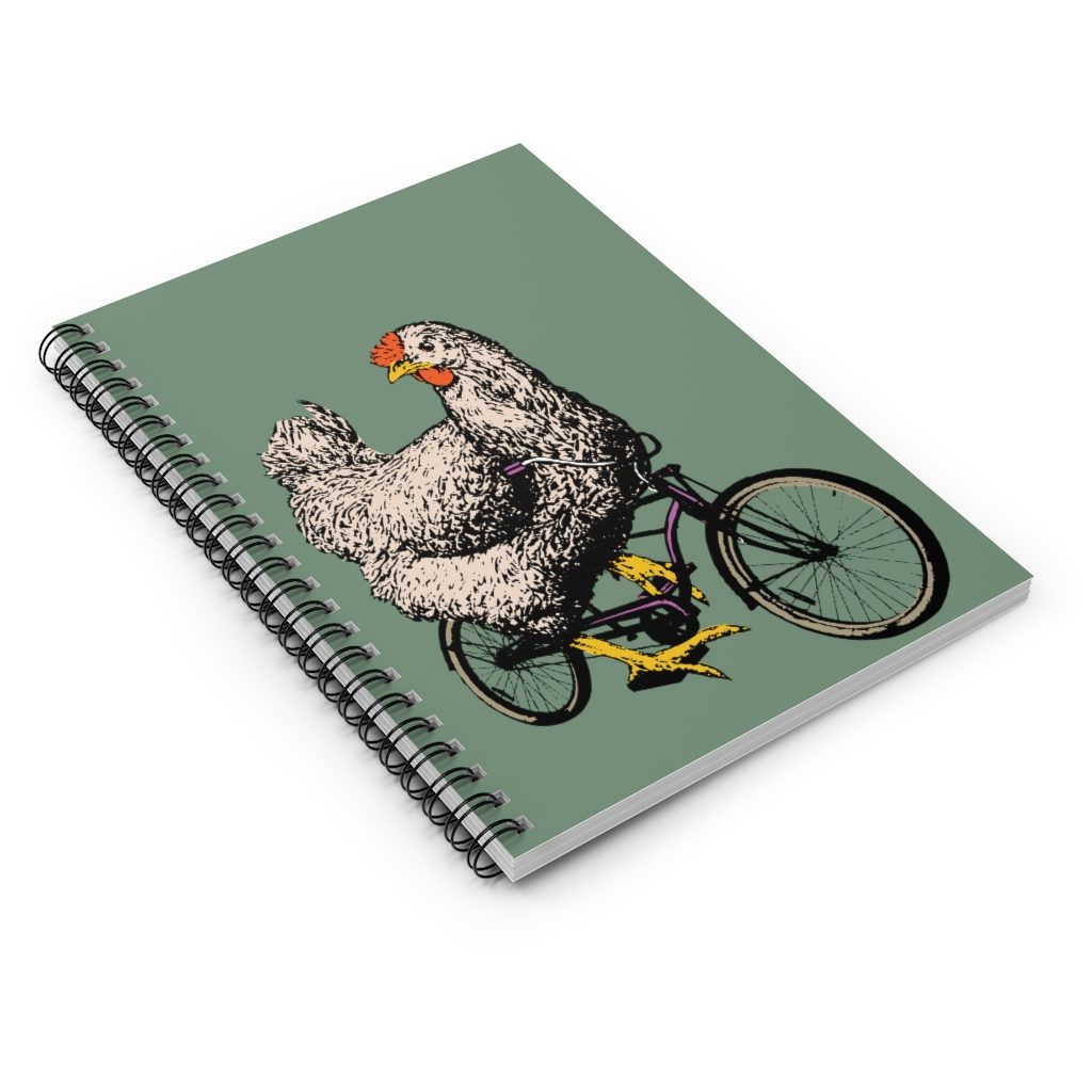Chicken, Spiral Notebook - Ruled Line