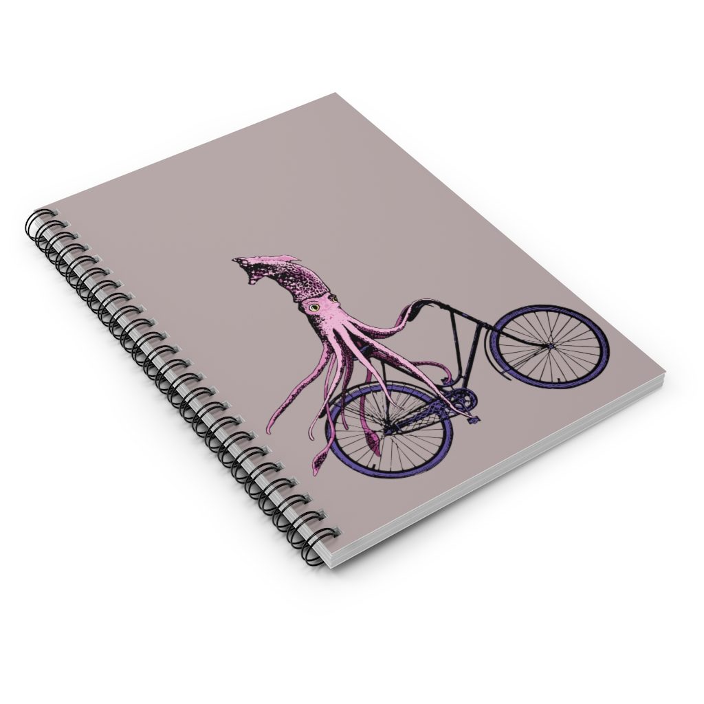 Squid, Spiral Notebook - Ruled Line