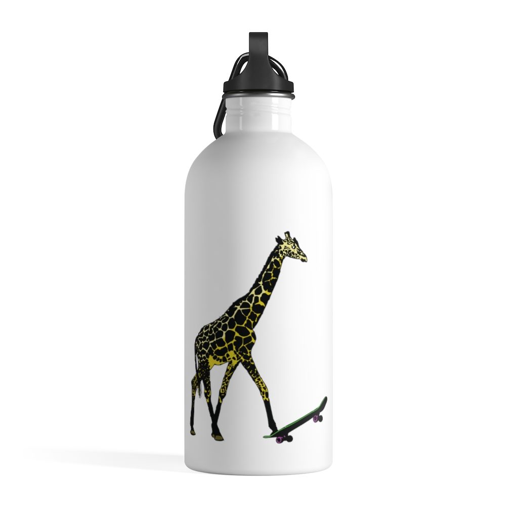 Giraffe, Stainless Steel Water Bottle