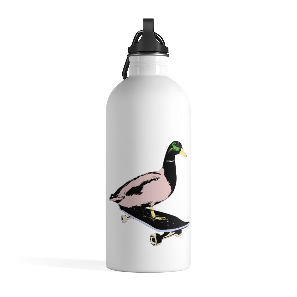 Duck on Board, Stainless Steel Water Bottle