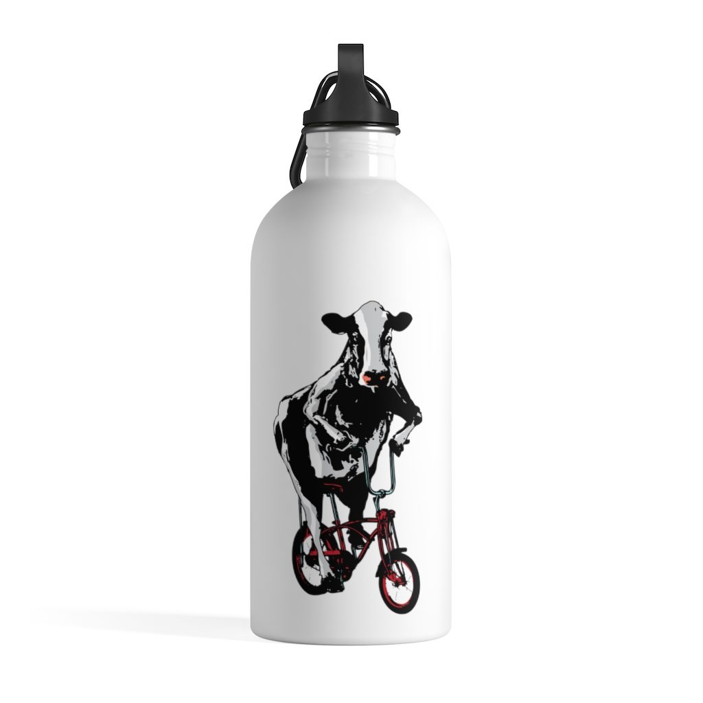 Cow, Stainless Steel Water Bottle