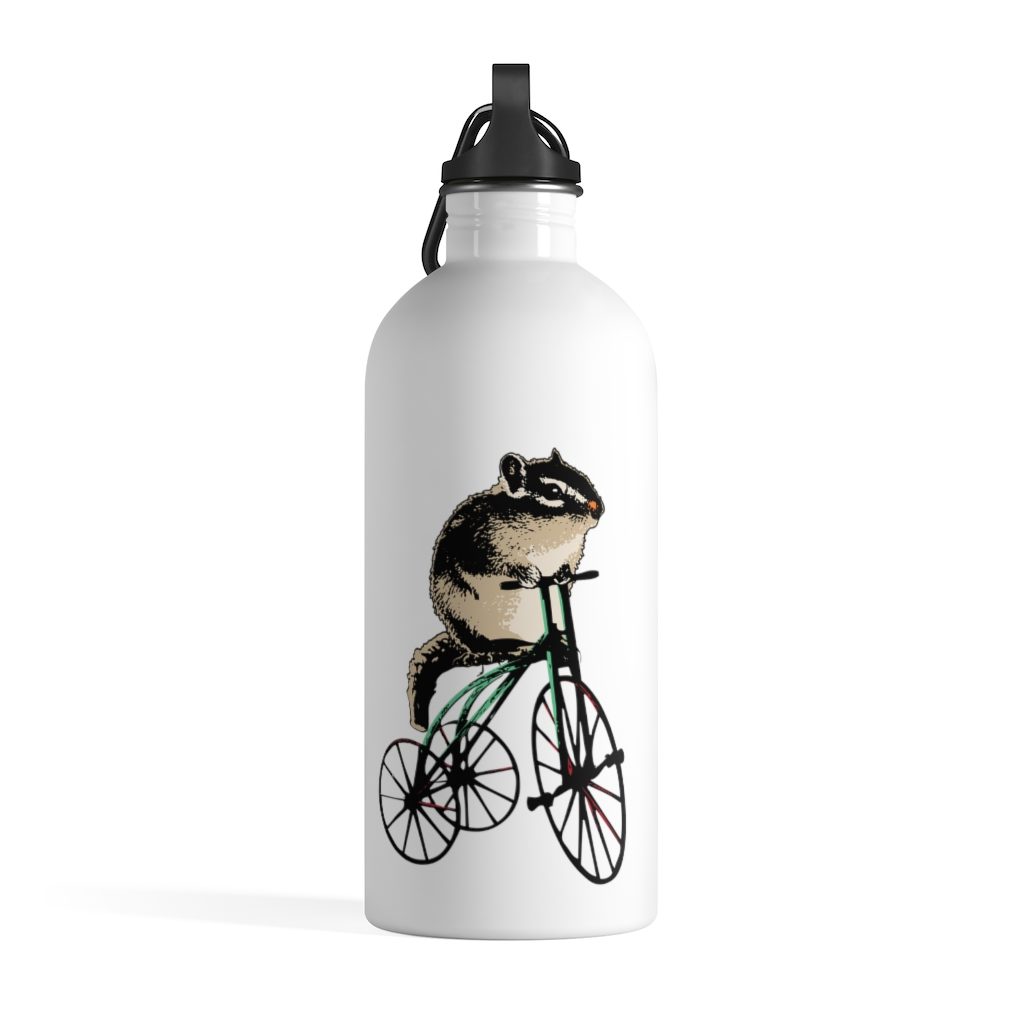 Chipmunk, Stainless Steel Water Bottle