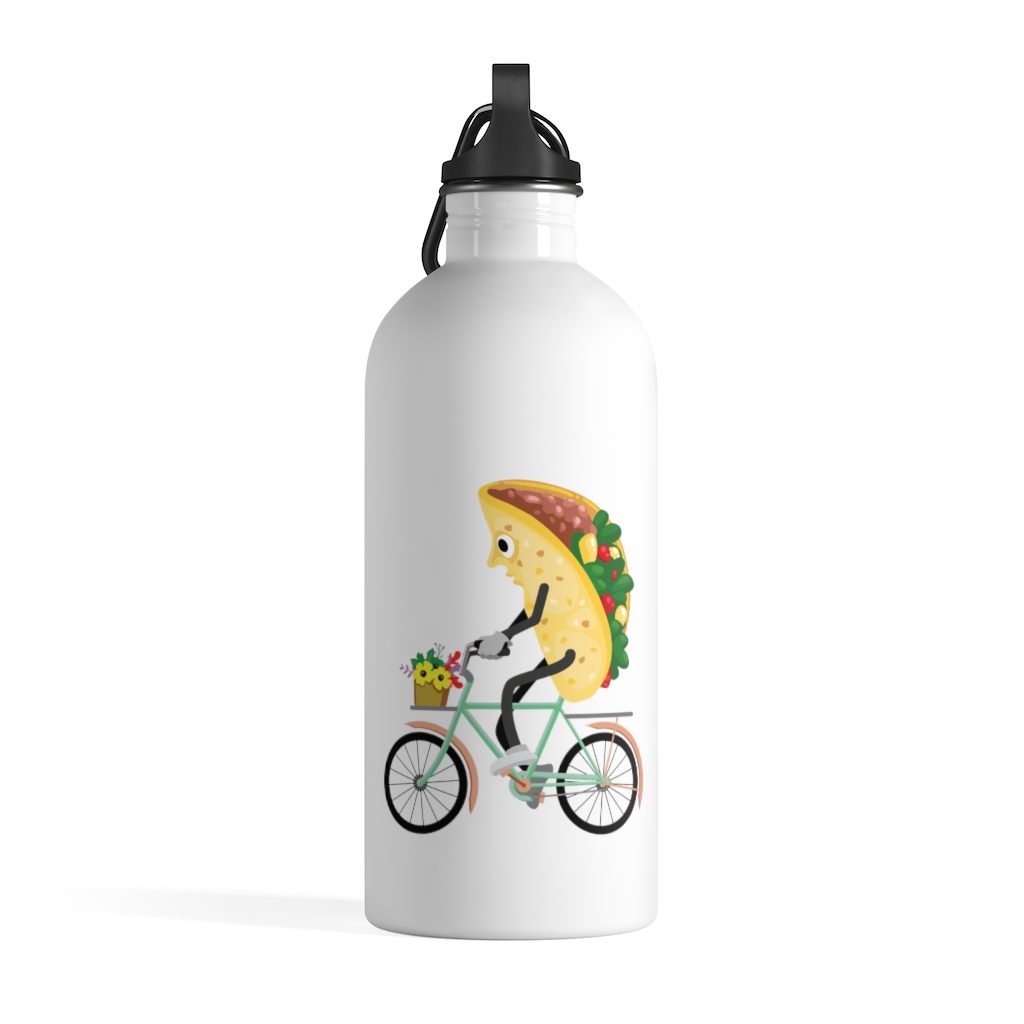 Taco, Stainless Steel Water Bottle