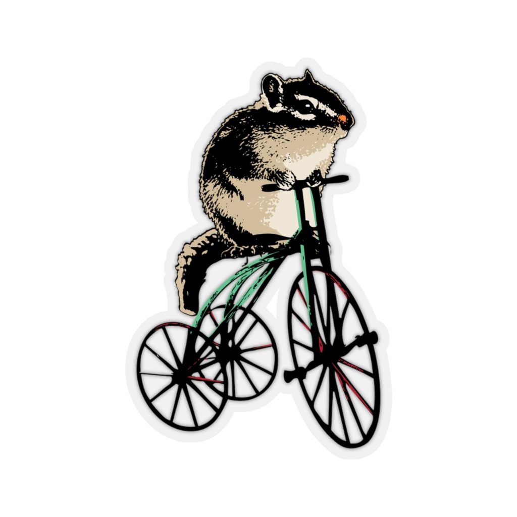 Chipmunk, Kiss-Cut Sticker