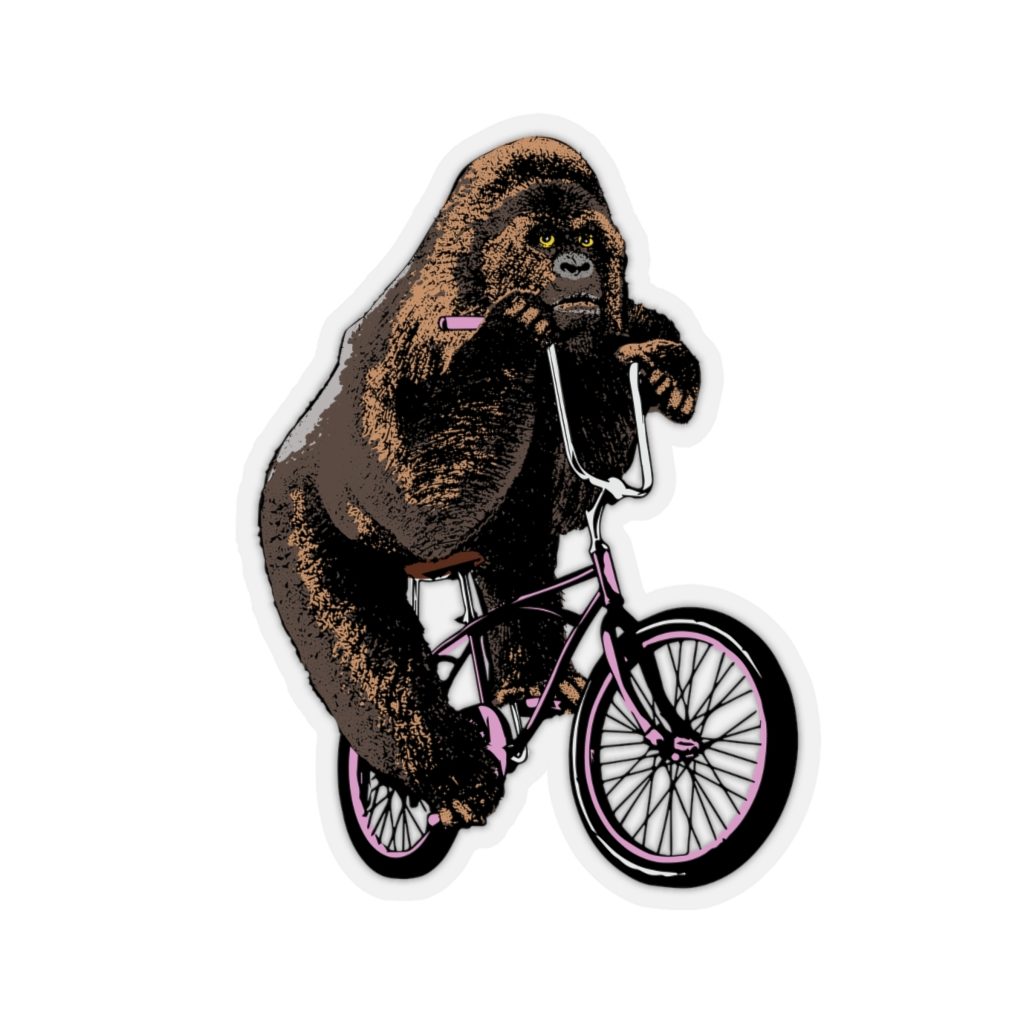 Gorilla, Kiss-Cut Sticker