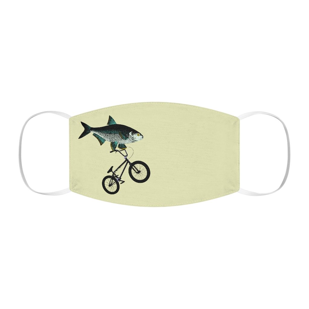 Fish, Snug-Fit Polyester Face Mask