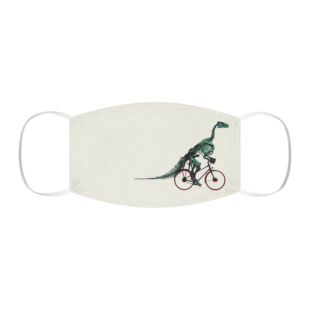 Dino Fossil, Snug-Fit Polyester Face Mask