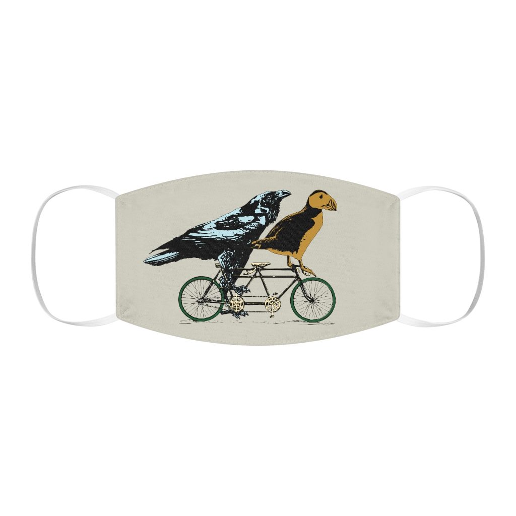 Birds, Snug-Fit Polyester Face Mask
