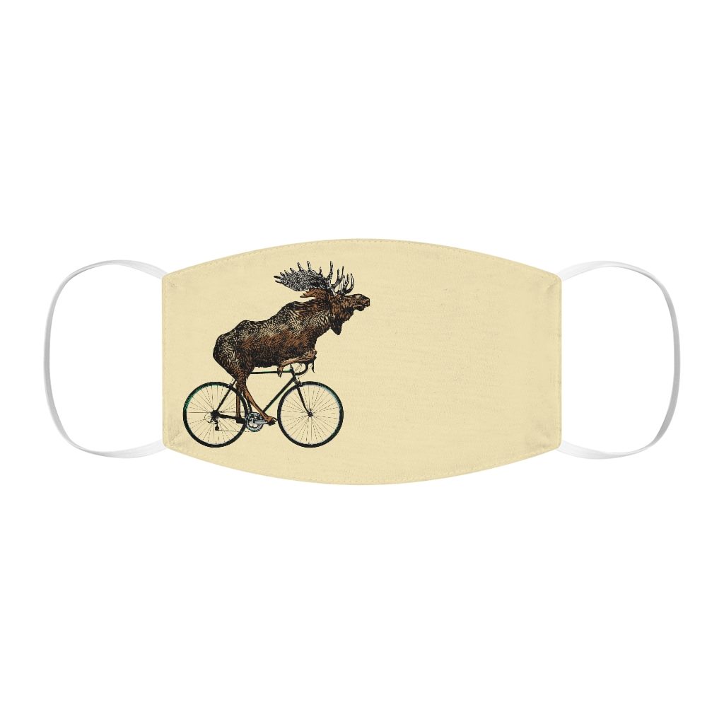 Moose, Snug-Fit Polyester Face Mask
