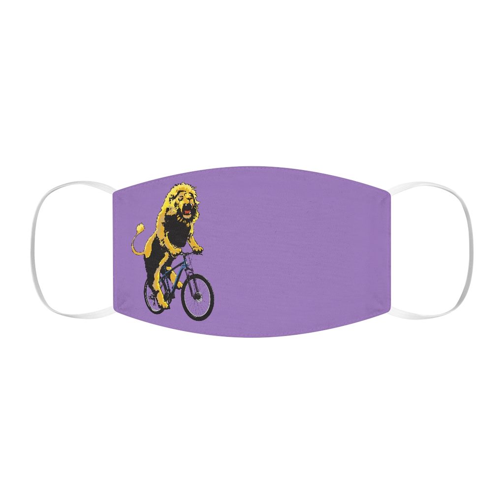 Lion, Snug-Fit Polyester Face Mask
