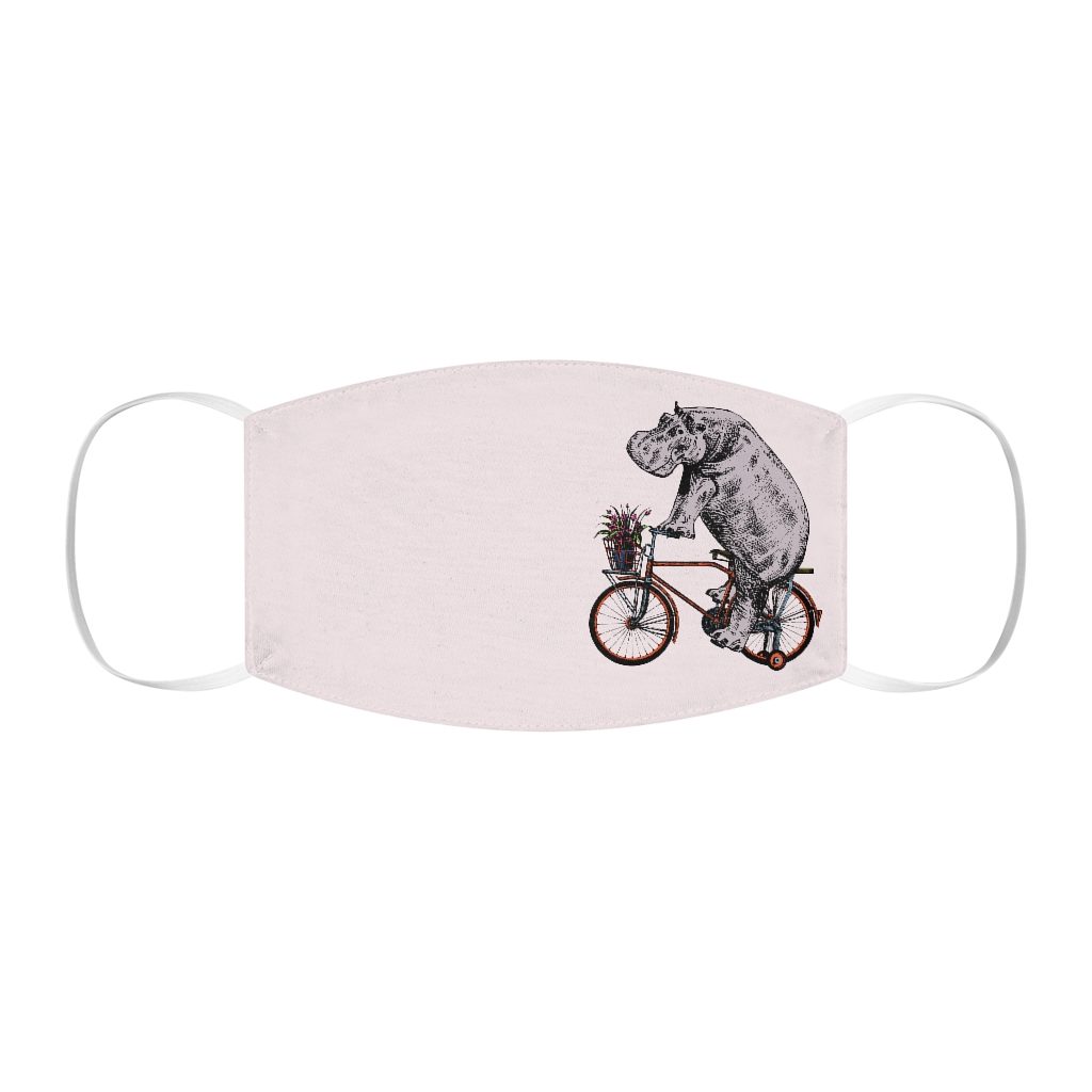 Hippo, Snug-Fit Polyester Face Mask