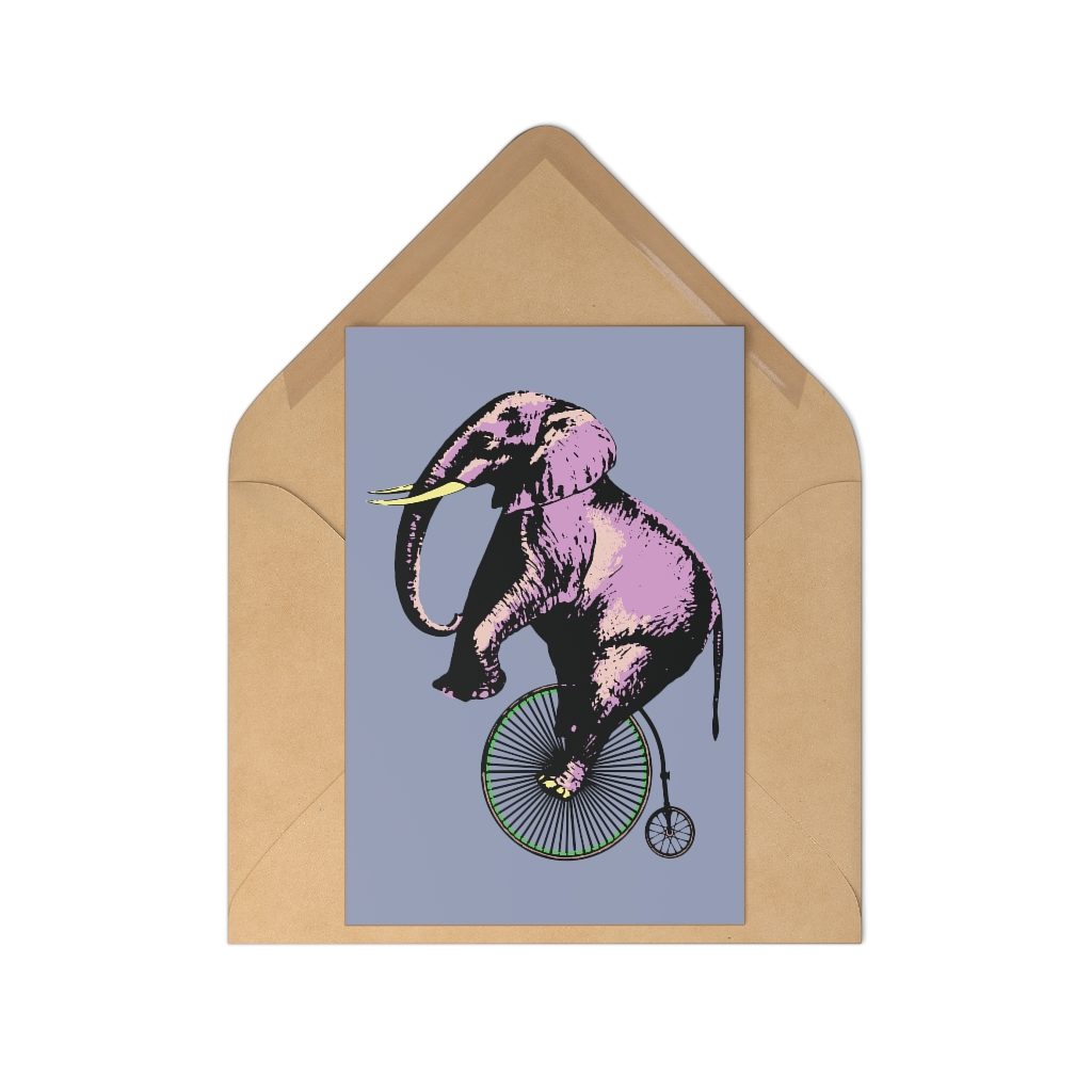 Elephant on a penny, Postcards (7 pcs)