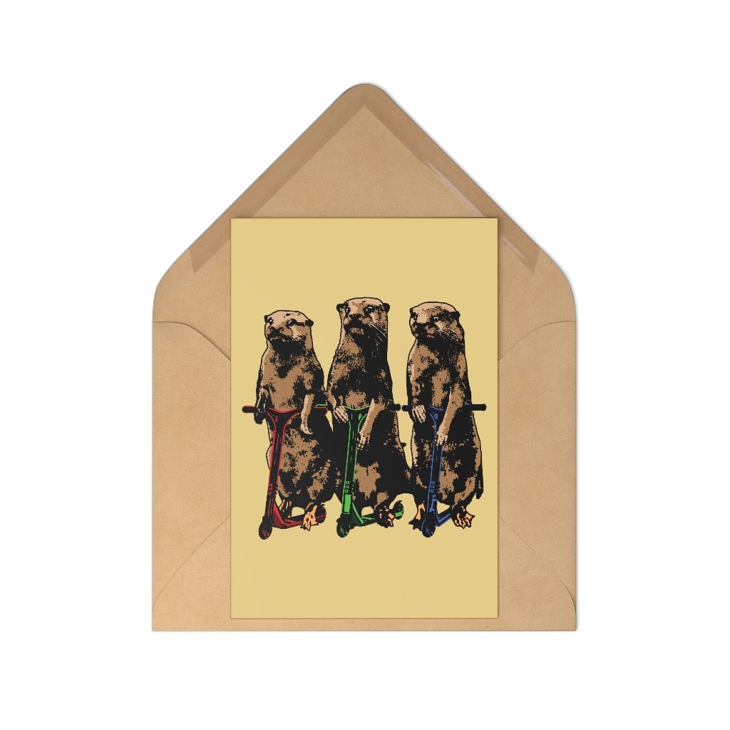 Otters, Postcards (7 pcs)