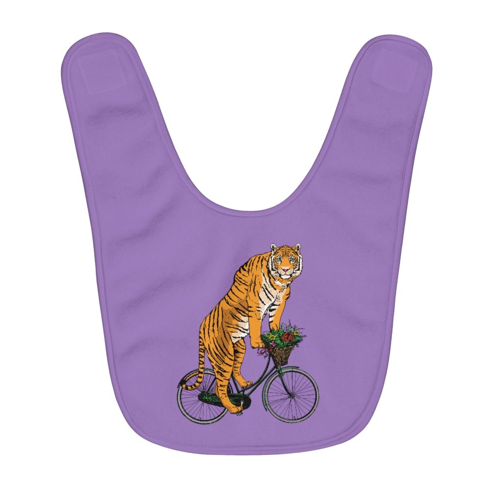 Tiger - Fleece Baby Bib