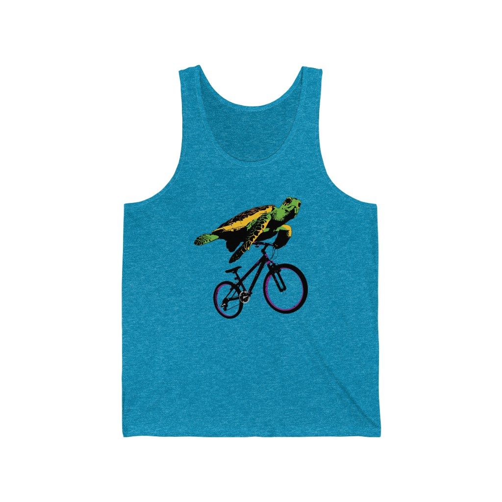 Turtle, Unisex Jersey Tank
