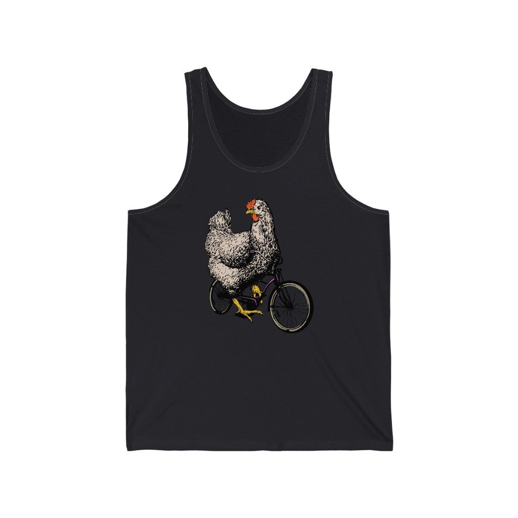 Chicken, Unisex Jersey Tank
