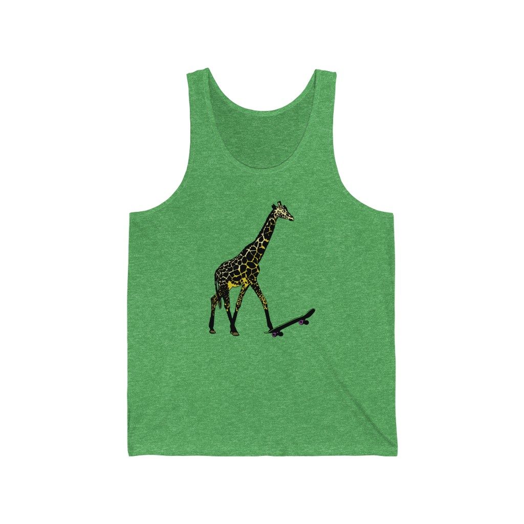 Giraffe, Unisex Jersey Tank