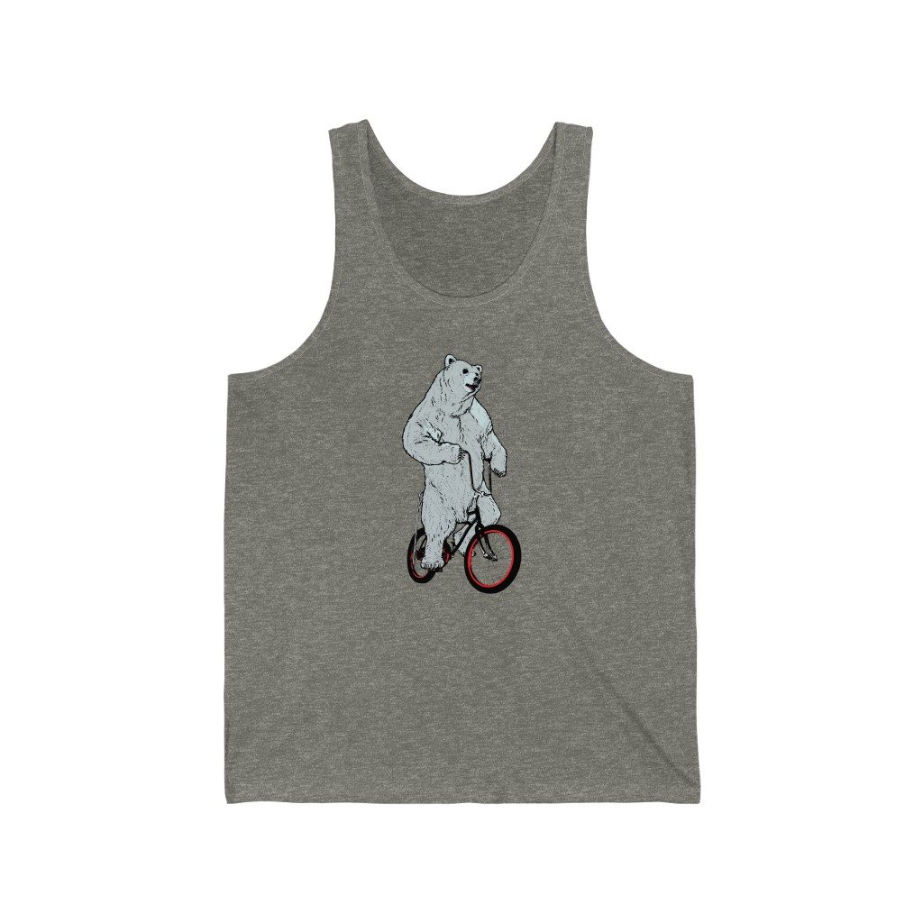 Polar Bear, Unisex Jersey Tank