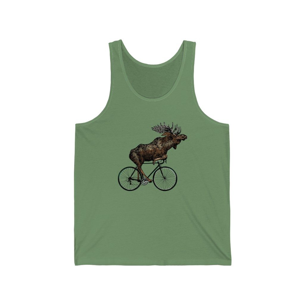Moose, Unisex Jersey Tank