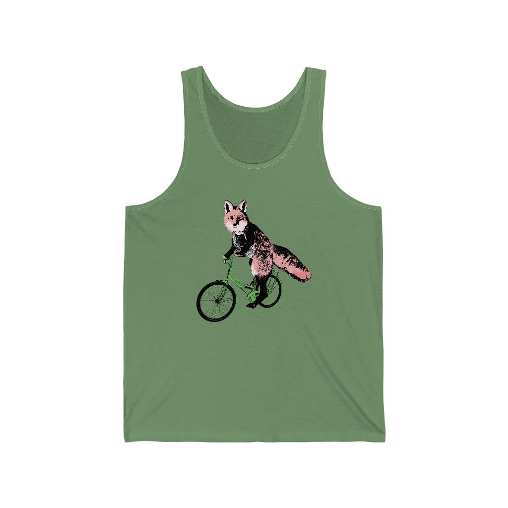 Fox, Unisex Jersey Tank