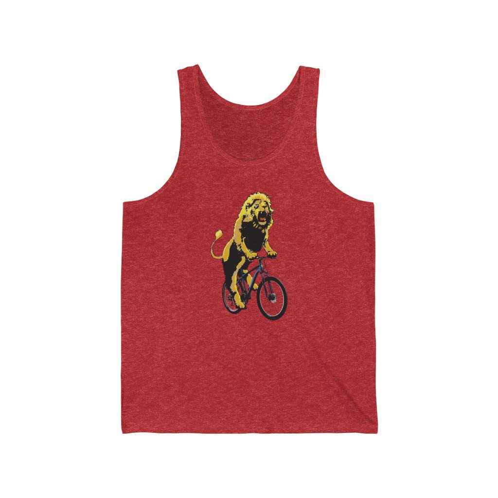 Lion, Unisex Jersey Tank