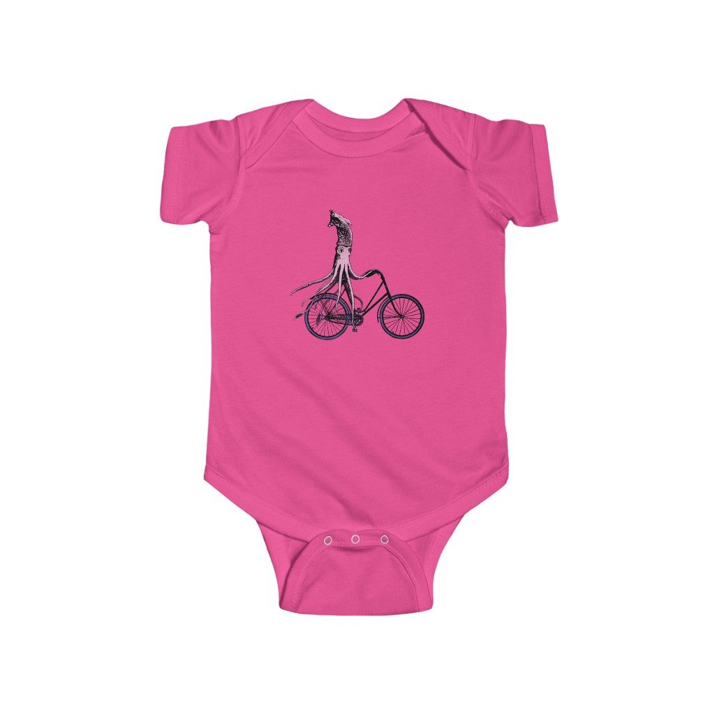 Squid, Infant Fine Jersey Bodysuit