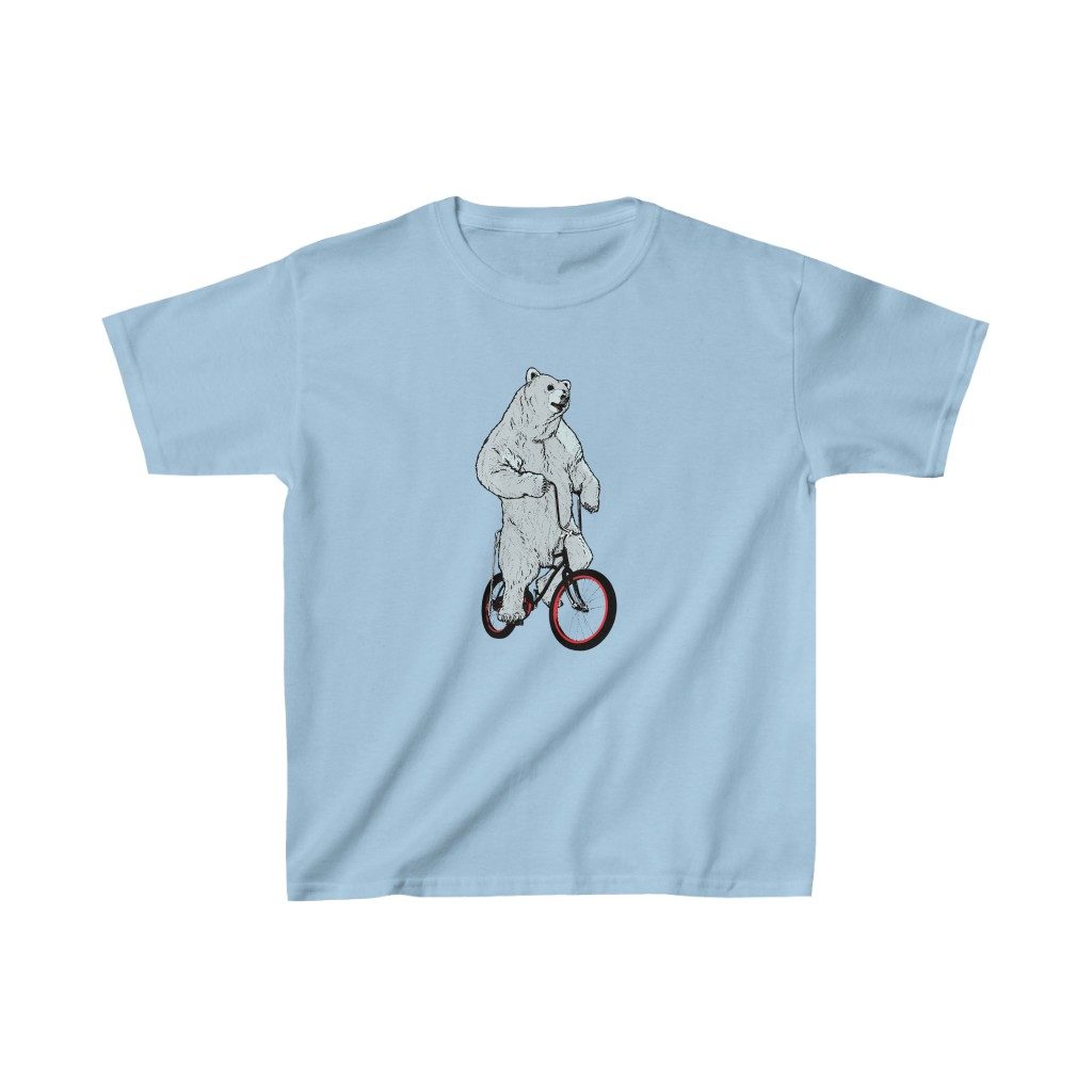 Polar Bear, Kids Heavy Cotton Tee