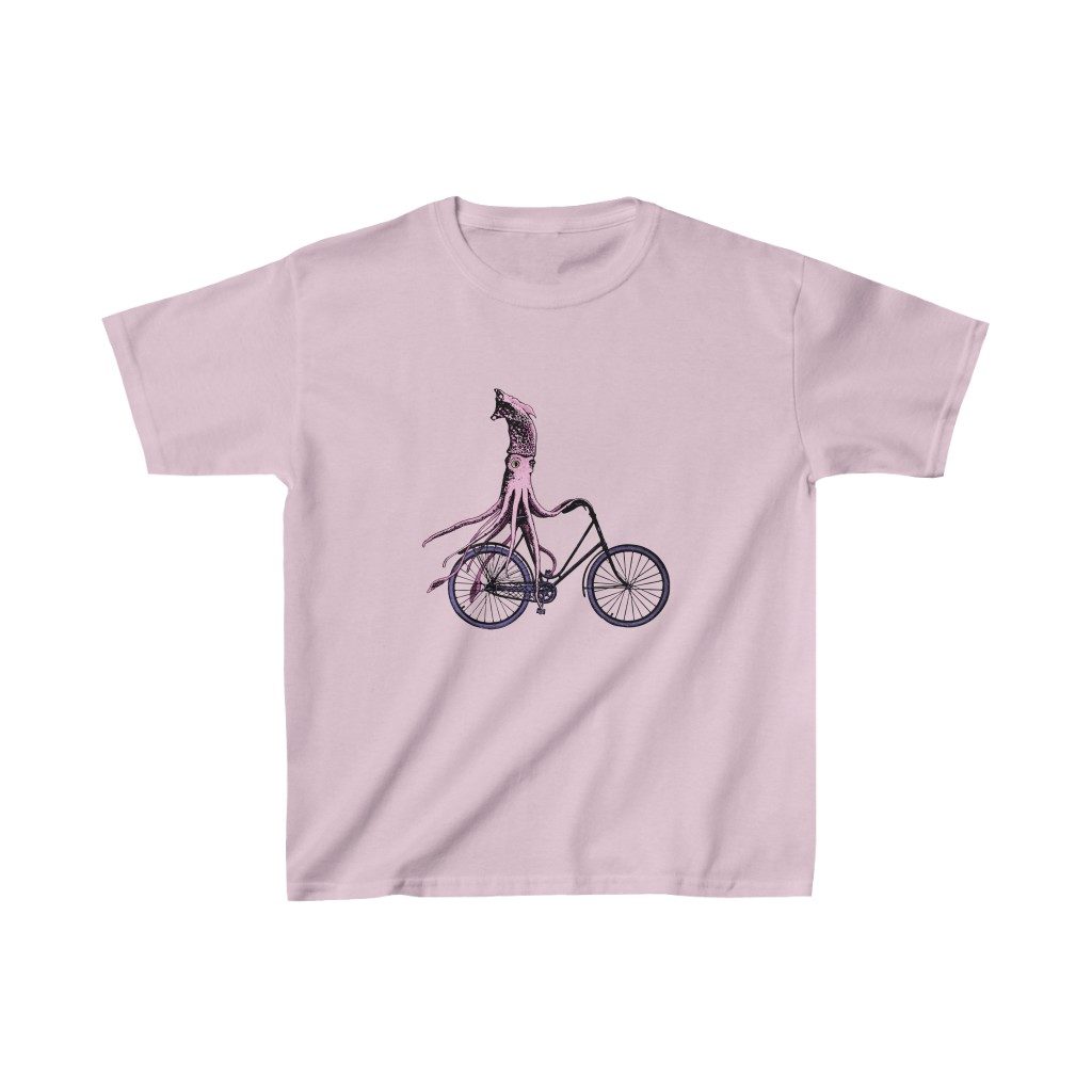 Squid, Kids Heavy Cotton Tee