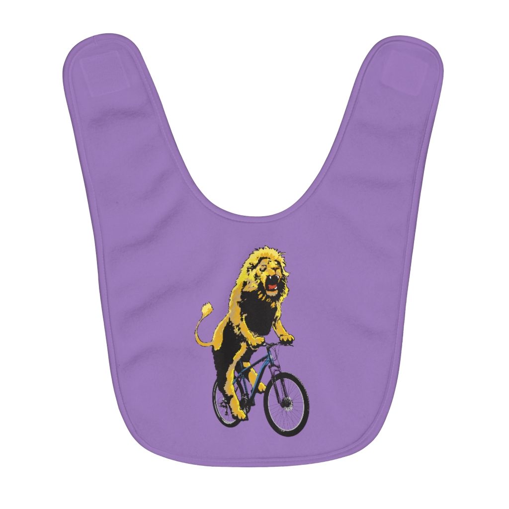 Lion - Fleece Baby Bib